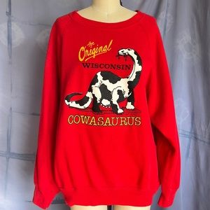 1987 Vintage Cowasaurus sweatshirt